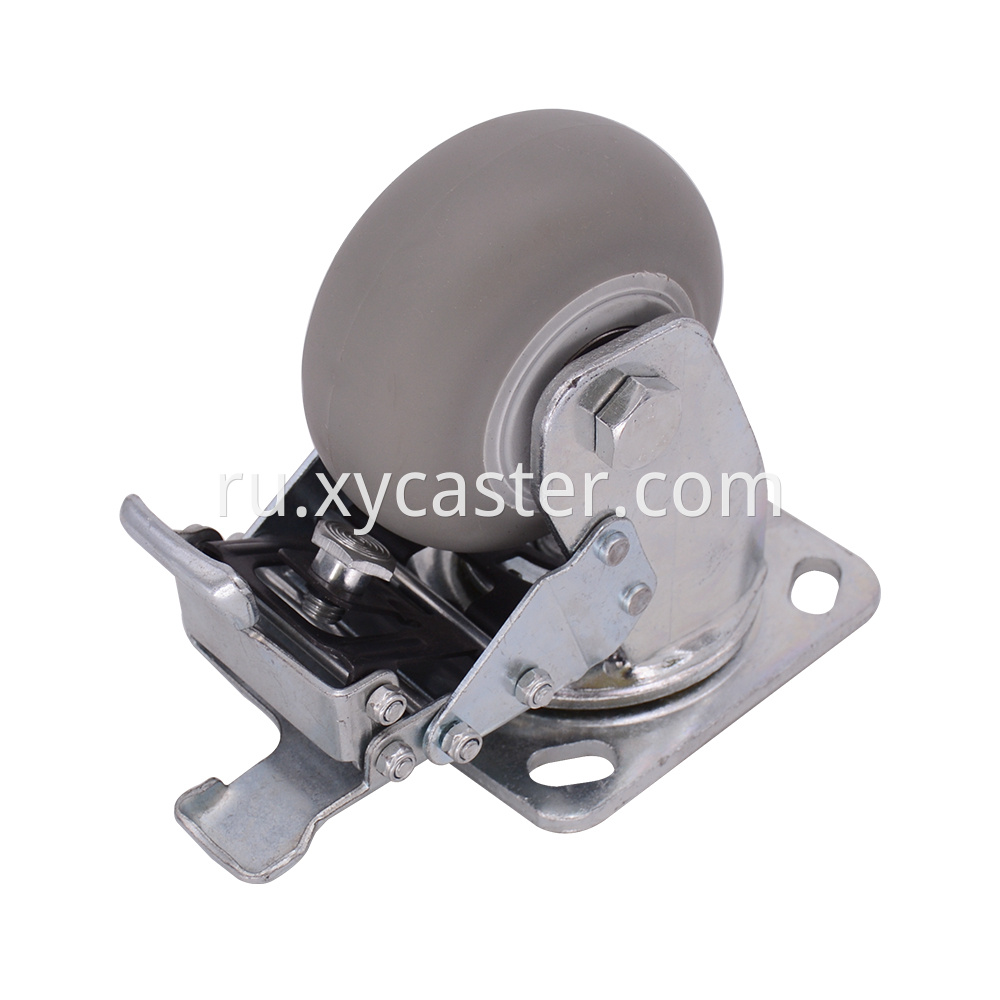 4 Inch Tpr Caster With Brake